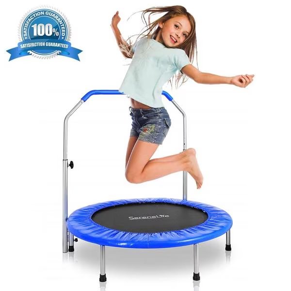 Jumping Fun Sports Trampoline, Kids Size, Serenelife, Mfr#: SLSPT365